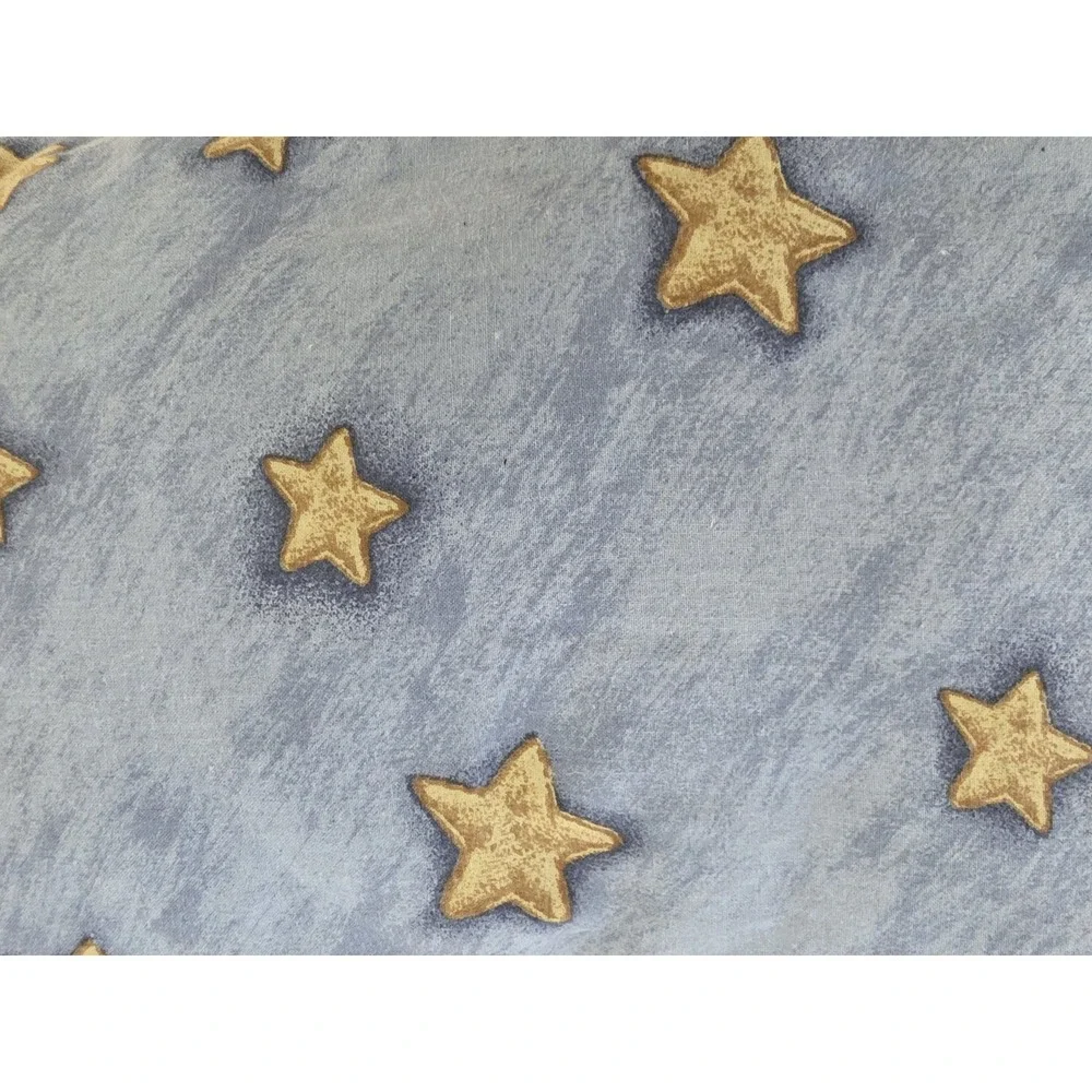 Decorative Throw Pillow Blue Tan Vintage Boho Square Accent Cushion Cover